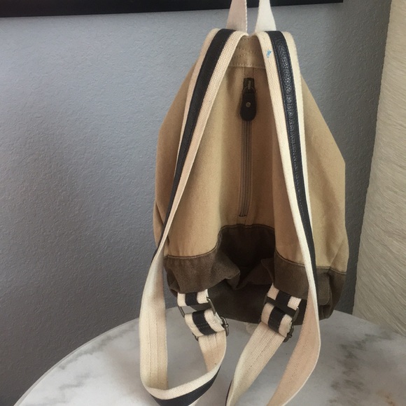 Linen Drawstring Backpack - Picture 3 of 4